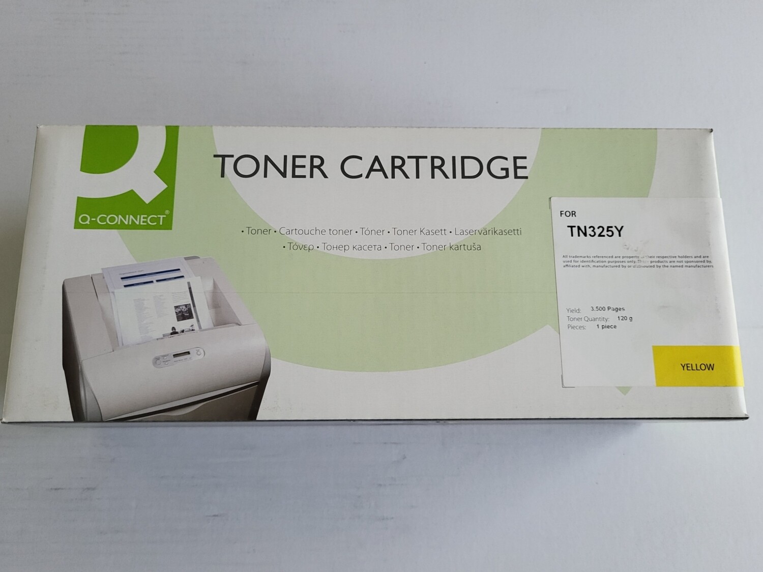 TONER Q-CONNECT YELLOW POUR BROTHER