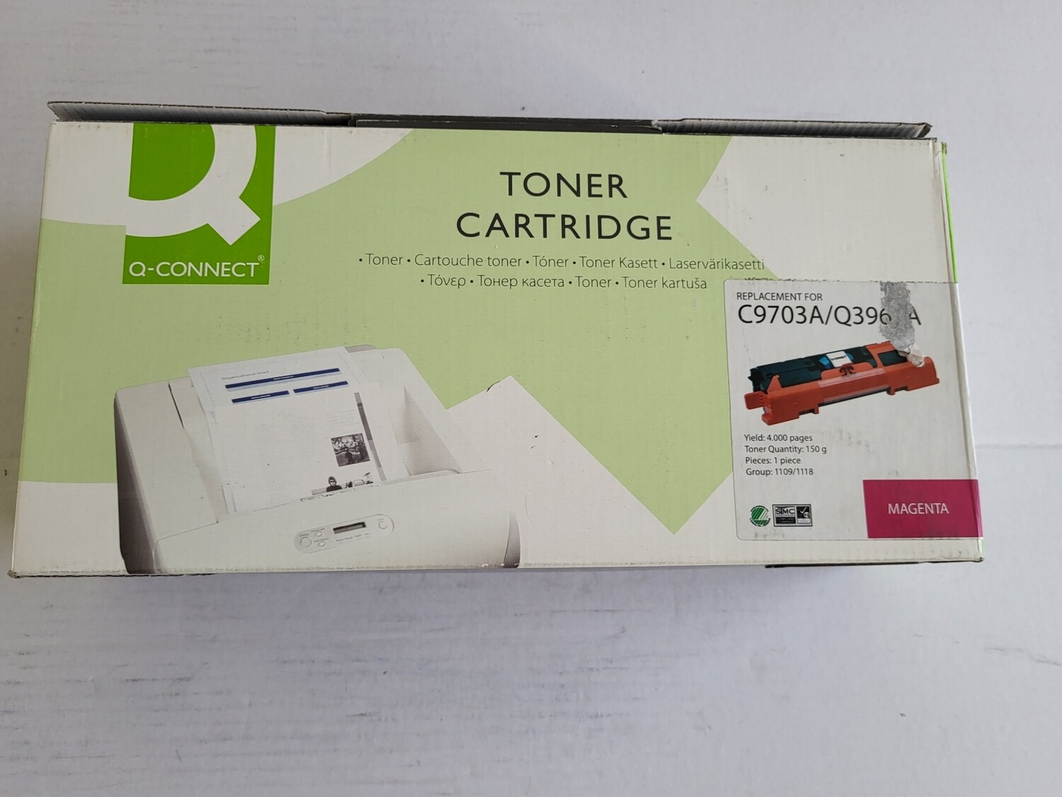 TONER Q-CONNECT MAGENTA POUR HP ET CANON