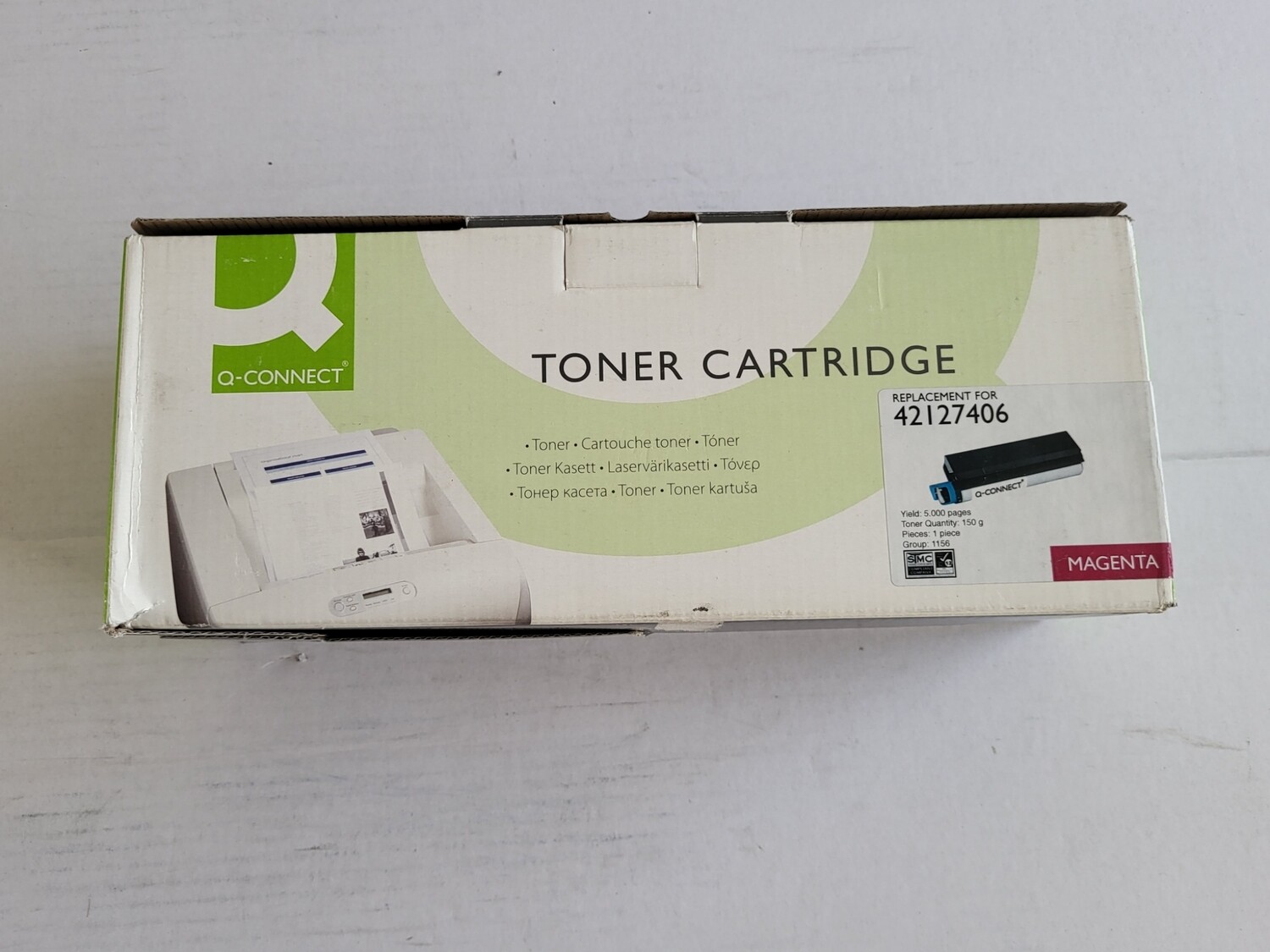 TONER Q-CONNECT MAGENTA POUR OKI C5100-5200-5300-5400