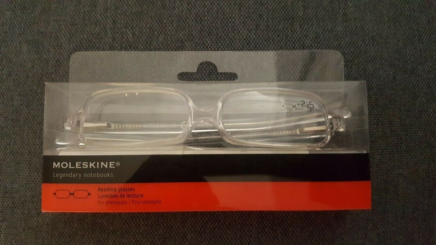 LUNETTES DE LECTURE POUR PRESBYTIE MOLESKINE +2,5