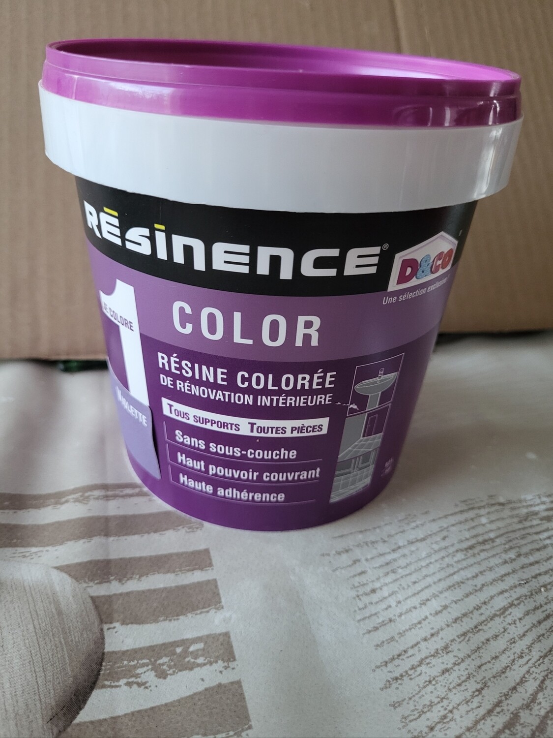 RESINE COLOR 500ML ROUGE BASQUE