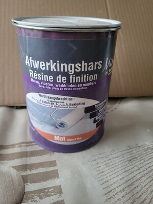 RESINE DE FINITION TRANSPARENTE ASPECT MAT 300ML