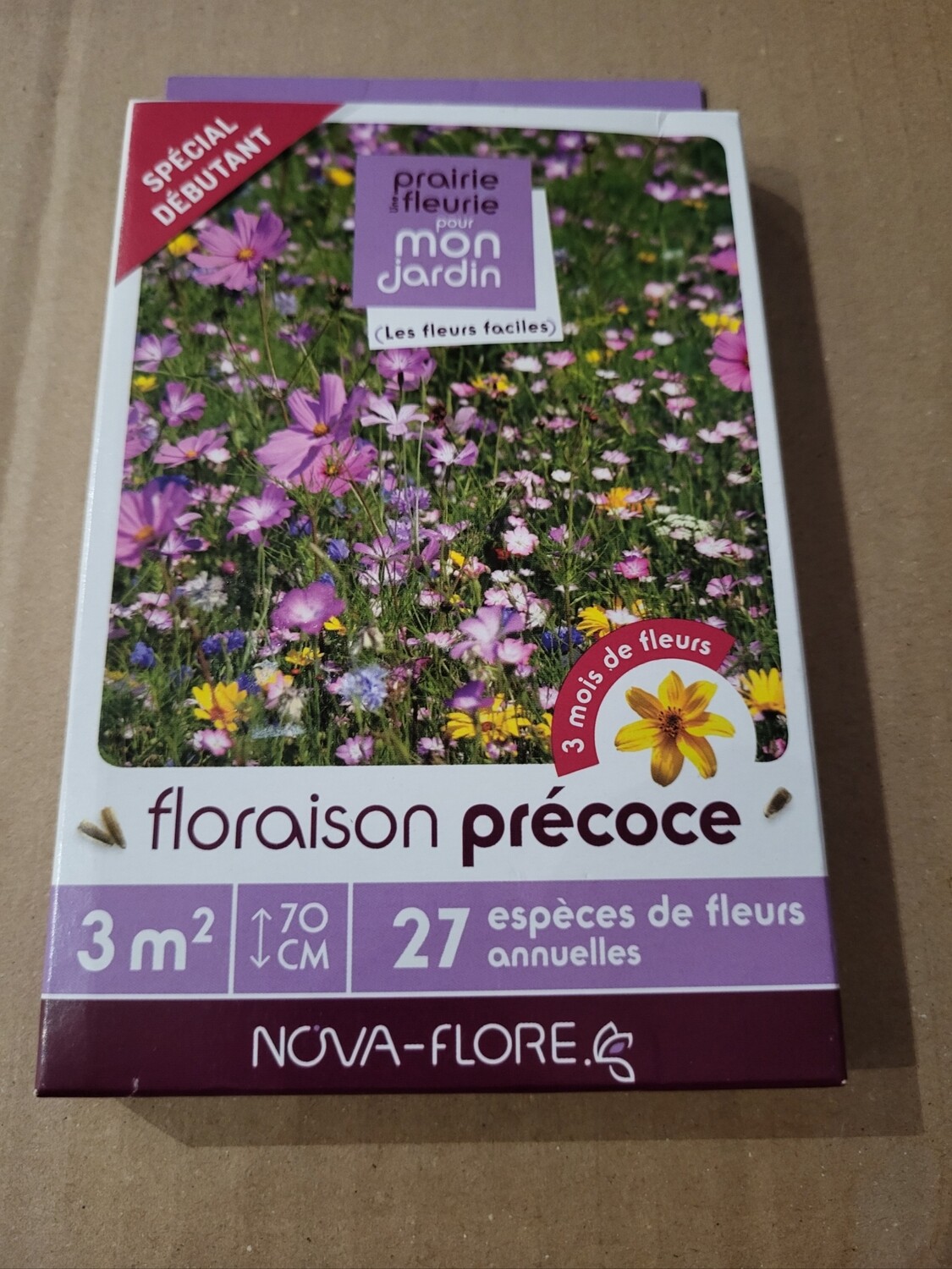 GRAINES DE FLEURS NOVA FLORE " LES FLEURS FACILES "