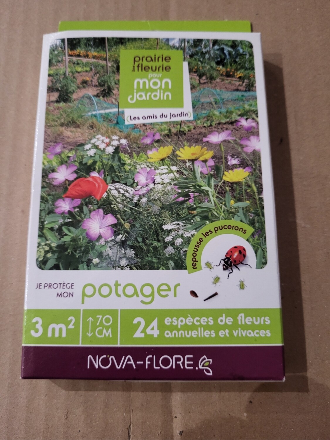 GRAINES DE FLEURS NOVA FLORE " LES AMIS DU JARDIN "POTAGER 