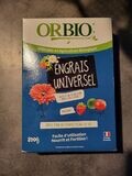 ENGRAIS UNIVERSEL ORBIO 800 GRAMMES