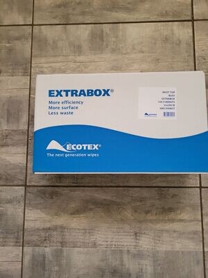 EXTRABOX 100 CHIFFONS MUST TOP BLEU 35X50CM ECOTEX