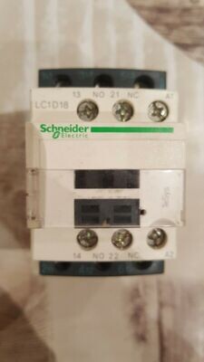 SCHNEIDER TESYS - CONTACTEUR - 3P - AC-3 440V - 18A - BOBINE 115VAC - LC1D18FE7