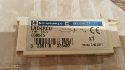 TELEMECANIQUE MODULE D ANTIPARASITAGE CIRCUIT RC 110 à 250 V AC - LAD4RCU N°1