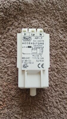 IGNITOR AMORCEUR ERC 640175 3.5 - 4.5 KV. 35/150 WATTS