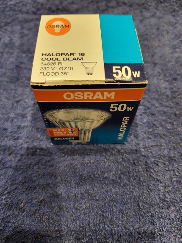 OSRAM HALOPAR 16 COOL BEAM 64826 FL 230V GZ10 50W