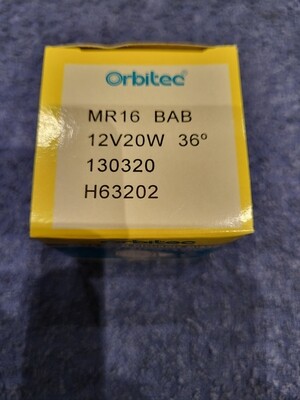 ORBITEC H63202 MR16 BAB 12V20W 36° HALOGENE OUVERTE