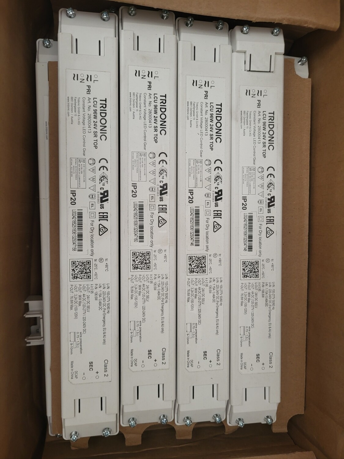 TRIDONIC 28000413 LCU 96W 24V SR TOP CONSTANT VOLTAGE LED