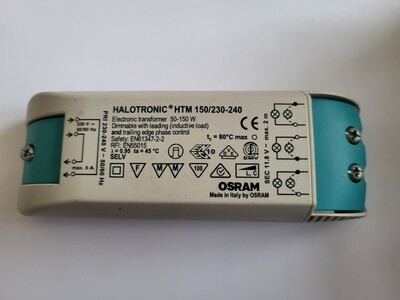 TRANSFORMATEUR OSRAM HALOTRONIC MODELE HTM 150/230-240  ELECTRONIC 50-150 WATTS