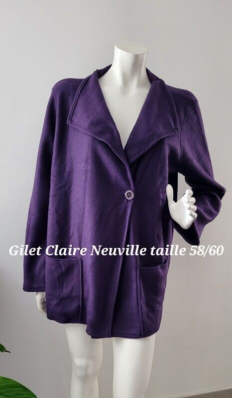 Gilet Claire Neuville Taille 58/60