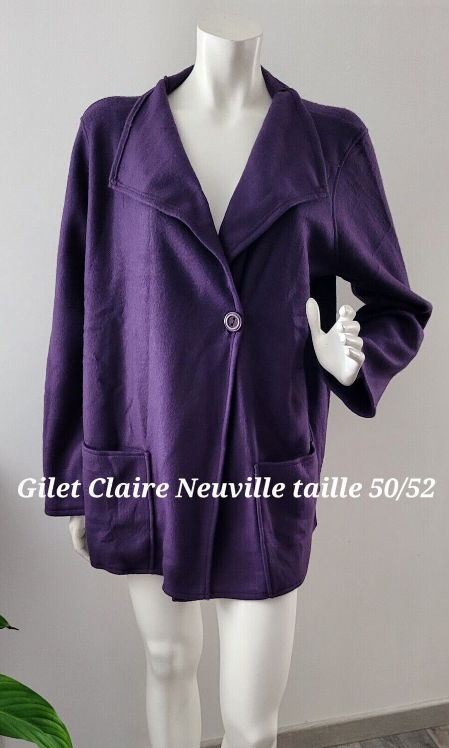 Gilet Claire Neuville Taille 50/52