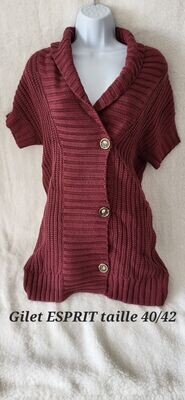 Gilet neuf sans manches ESPRIT taille 40/42/44 sous blister