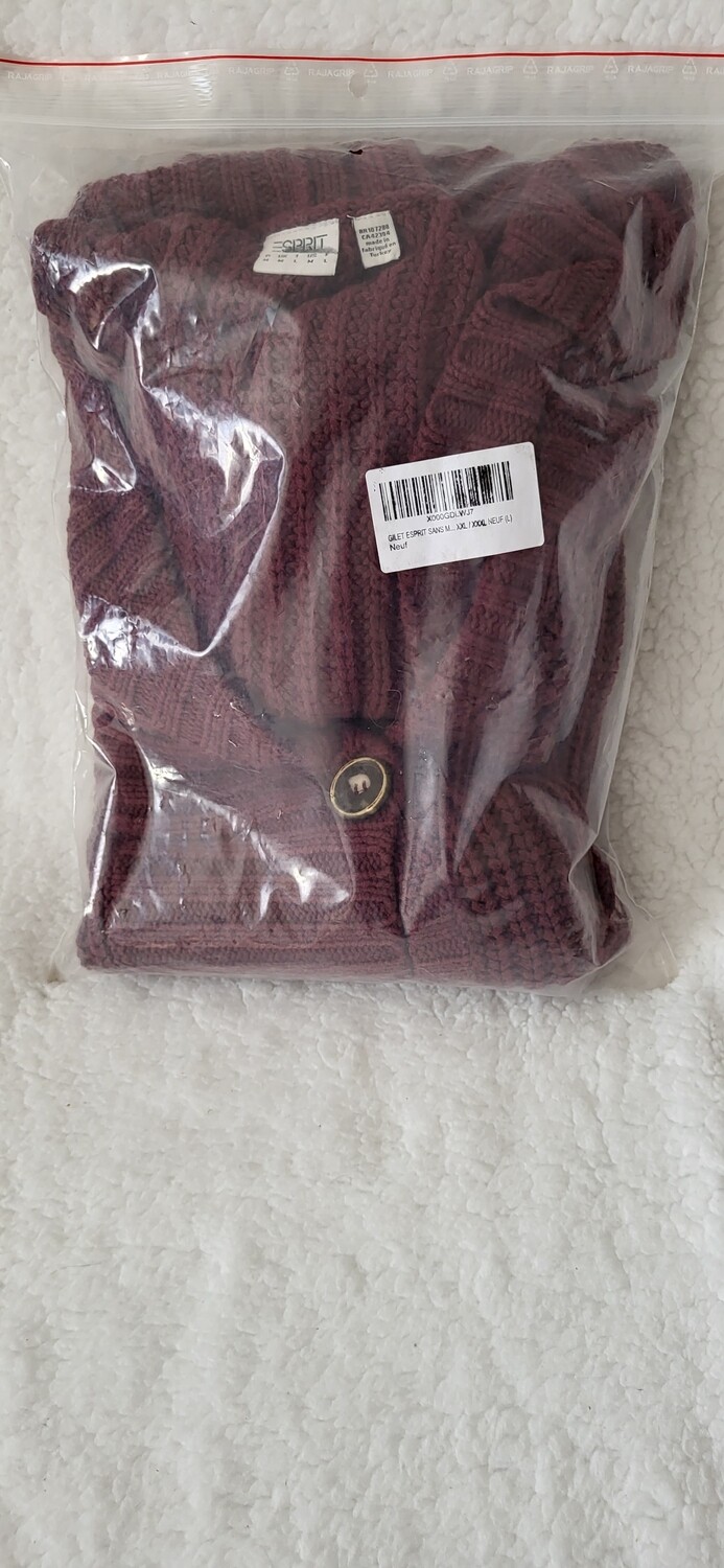 Gilet neuf sans manches ESPRIT taille 40/42/44 sous blister