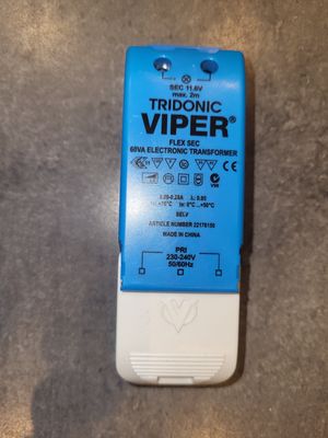 TRANSFORMATEUR TRIDONIC ATCO VIPER FLEX SEC 60VA 240V