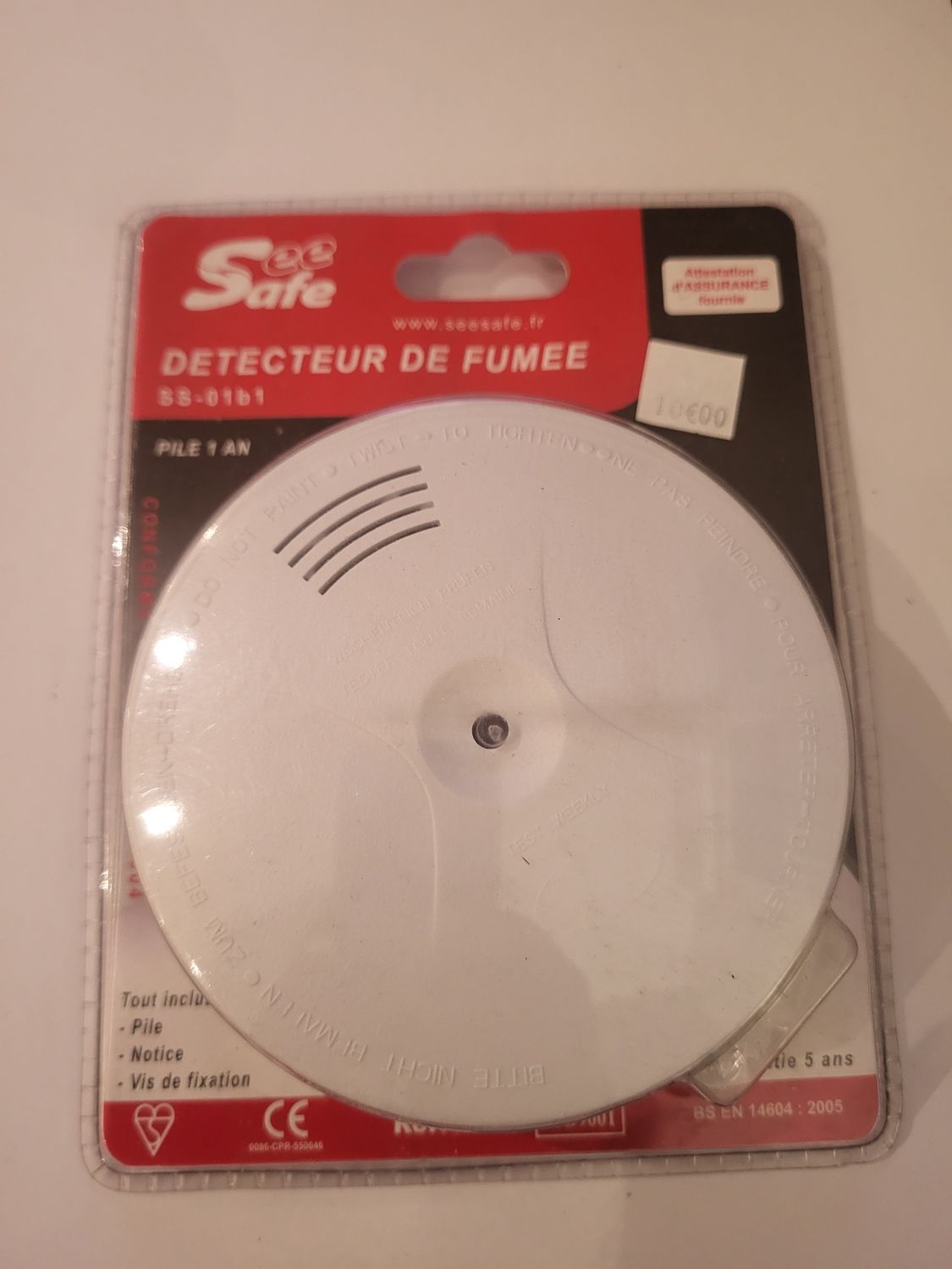 DETECTEUR DE FUMEE SAFE