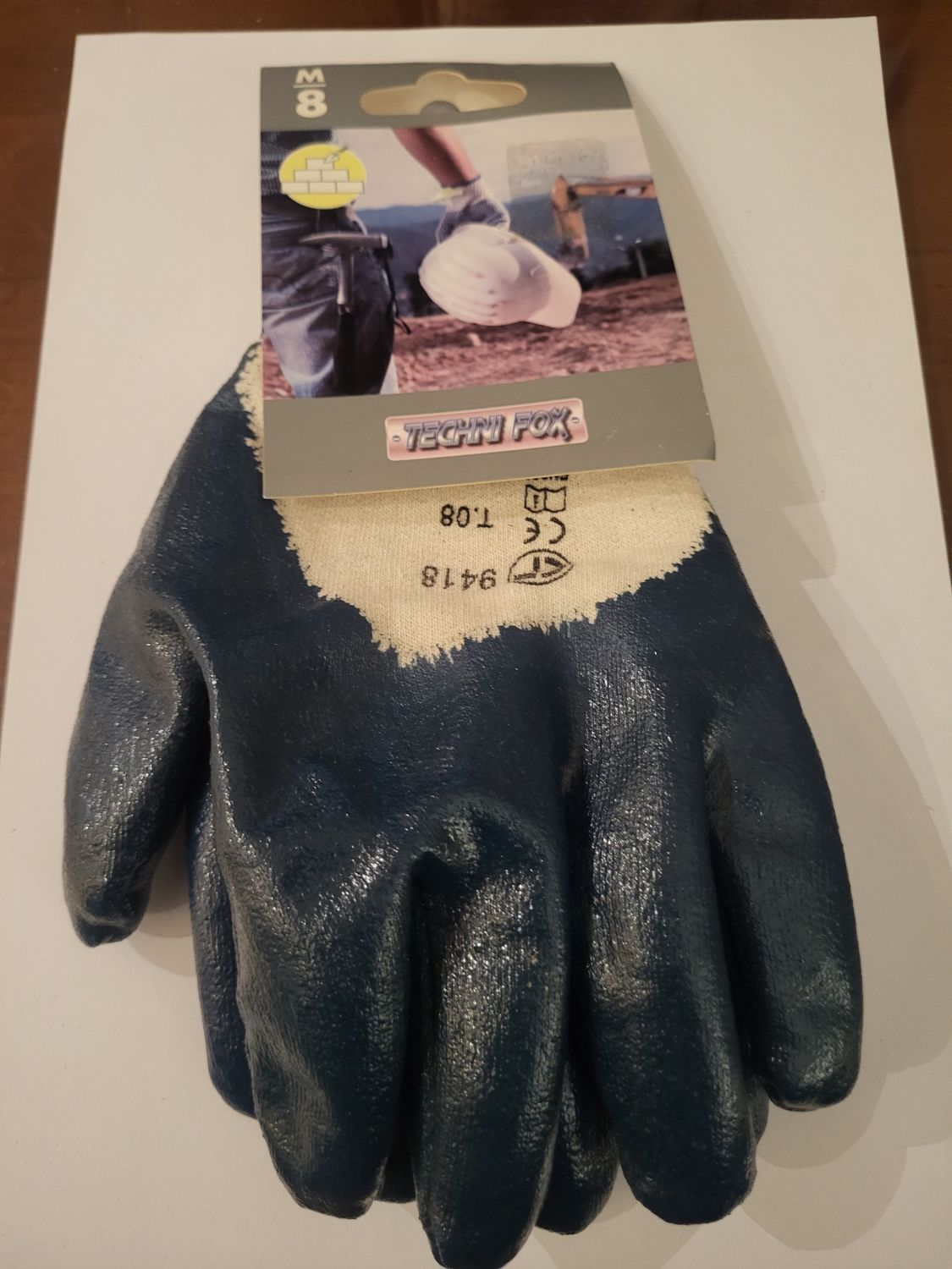 GANTS DE TRAVAIL TECHNI FOX TAILLE 8