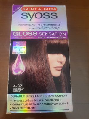 1 X COLORATION SAINT ALGUE SYOSS " CHOCOLAT GRENAT "