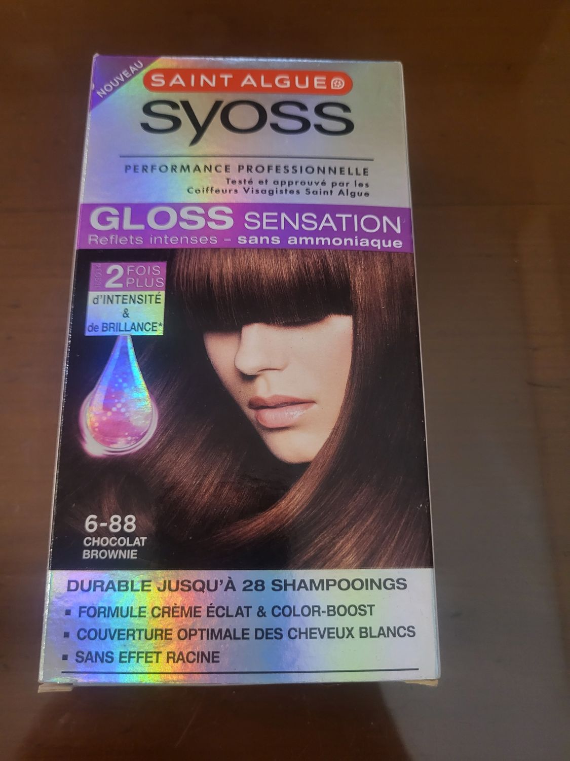 1 X COLORATION SAINT ALGUE SYOSS " CHOCOLAT BROWNIE "