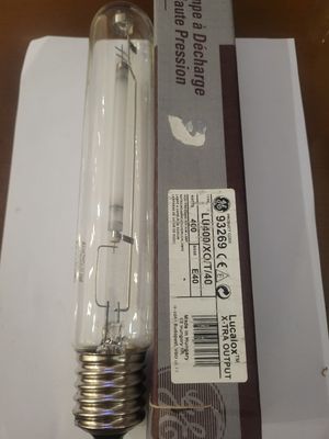 SODIUM HAUTE PRESSION GÉNÉRAL ELECTRIC  LU400/XO/T/40 400W CULOT E40 TUBULAIRE