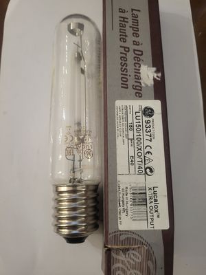 SODIUM HAUTE PRESSION GÉNÉRAL ELECTRIC  LU150/XO/T/40 150W CULOT E40 TUBULAIRE