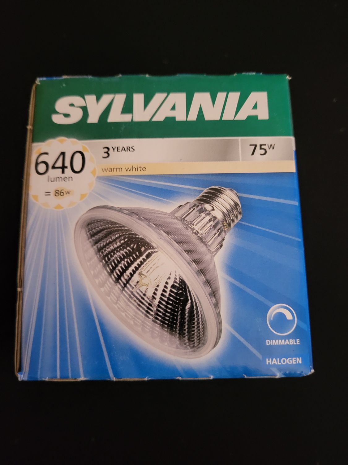 SYLVANIA HI-SPOT 95 CULOT E27 75W=>86W