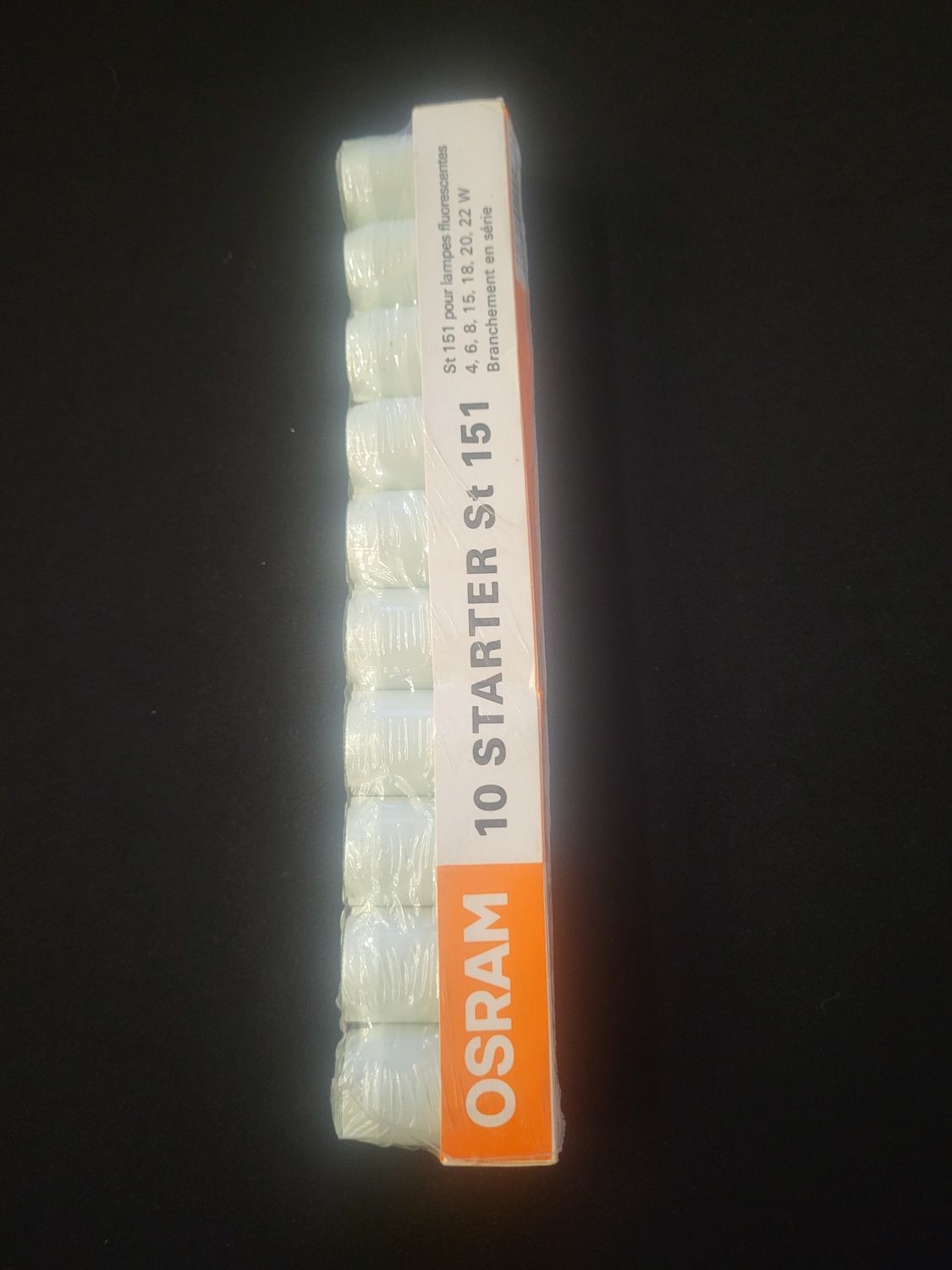 OSRAM LOT DE 10 STARTERS ST 151 POUR LAMPES FLUORESCENTES
