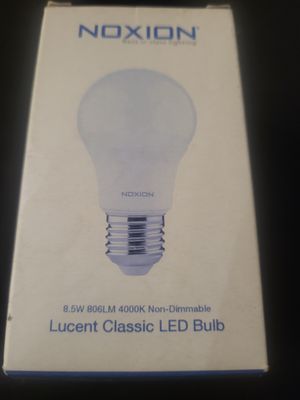 NOXION LED E27 8,5W => 60W 4000K BLANC
