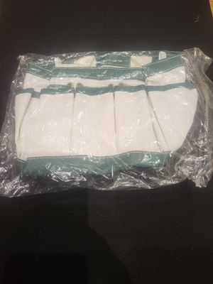 PETIT SAC DE JARDINAGE BLANC ET VERT MULTIPLES POCHES