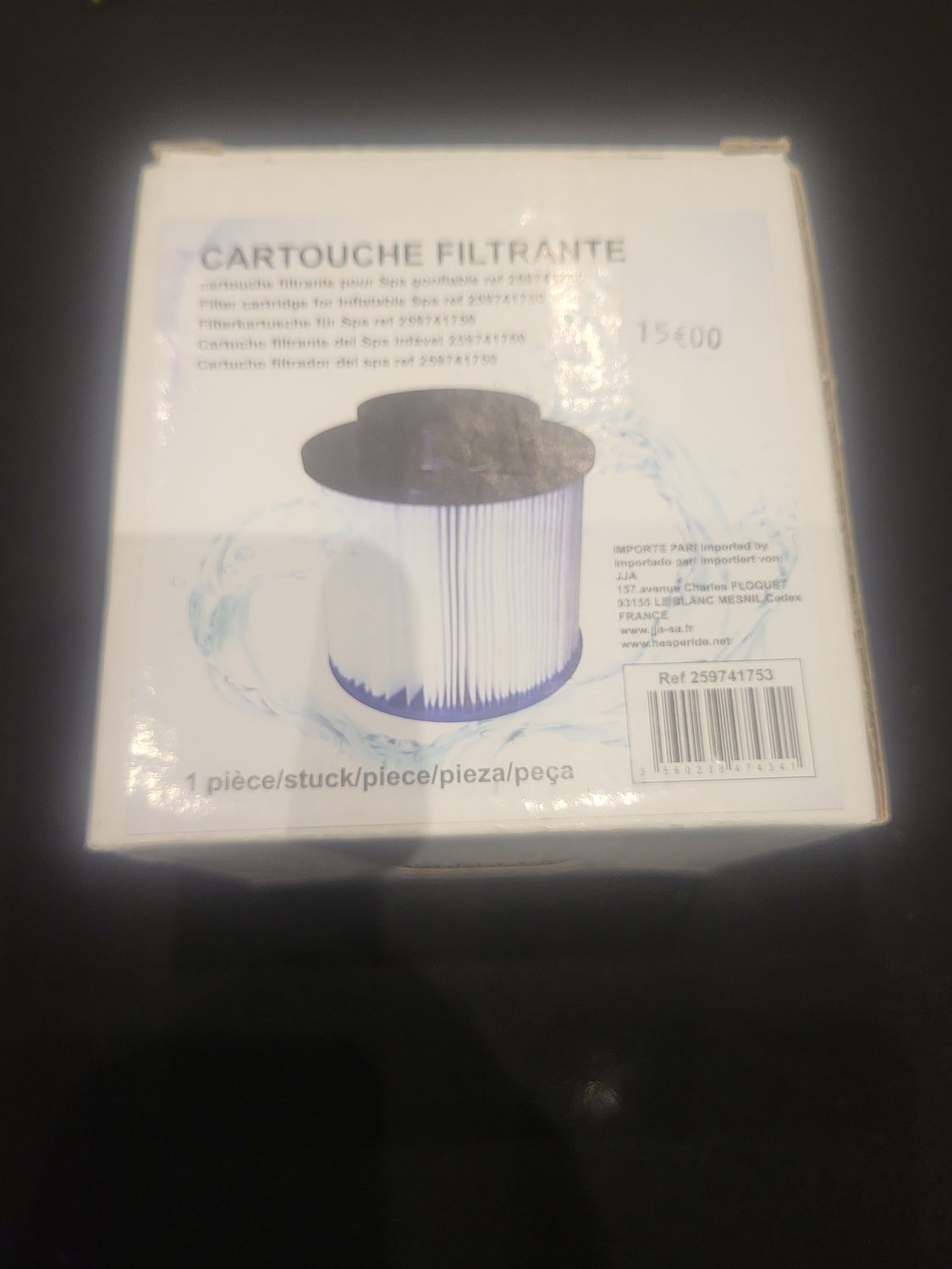 CARTOUCHE FILTRANTE POUR SPA GONFLABLE RÉFÉRENCE 259741750