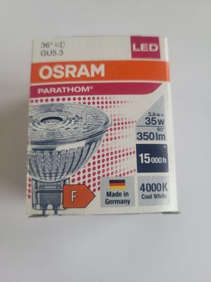 OSRAM PARATHOM LED 3,8W => 35W CULOT GU5,3 12V36° 4000K