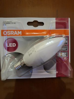 OSRAM LED 5.7W =>40W CULOT E14 2700K