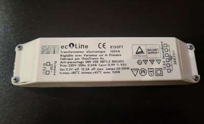 ECOLINE E150FT TRANSFORMATEUR ELECTRONIQUE 150VA