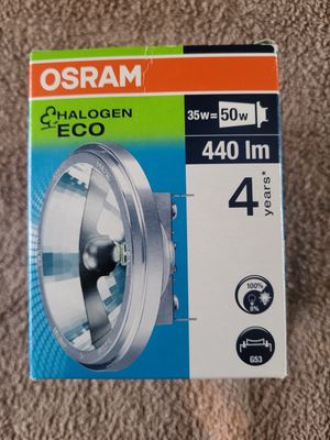 HALOSPOT OSRAM 111 ECO 35W=50W 12V 24° 48832 ECO FL UVS