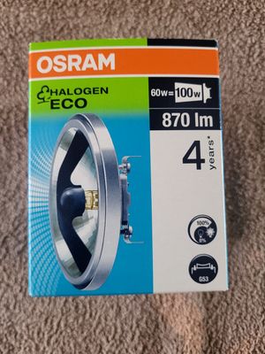 OSRAM HALOSPOT 111 48837 ECO WFL 60W=100W 12V 40° G53