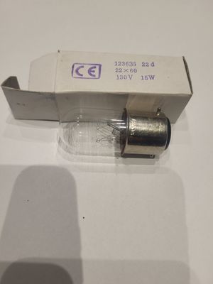 AMPOULE 130W 15W 22X60 CULOT B22