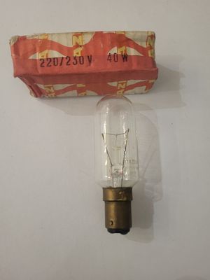 AMPOULE 230V 40W BA15D MAZDA 26X80MM