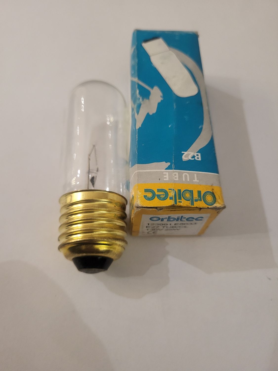 AMPOULE 130V 25W E27 ORBITEC 26X80MM