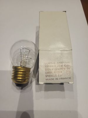 AMPOULE CLAUDE KRIPTON 135V 40W CLAIRE SPHÉRIQUE E27