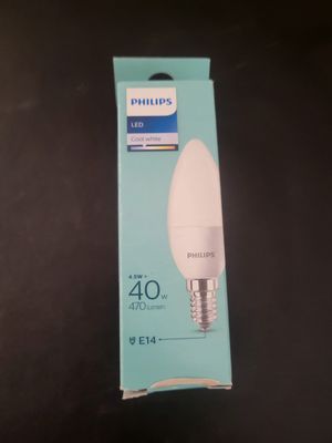 PHILIPS LED E14 4.5W=>40W 4000K 470 LUMENS