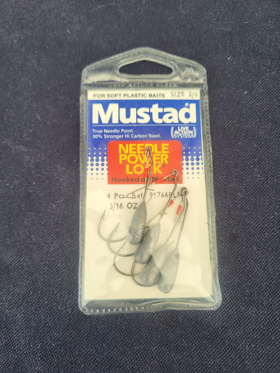 SACHET DE 4 HAMEÇONS MUSTAD SIZE 2/0
