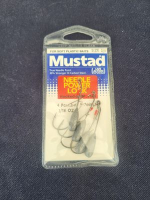 SACHET DE 4 HAMEÇONS MUSTAD SIZE 2/0