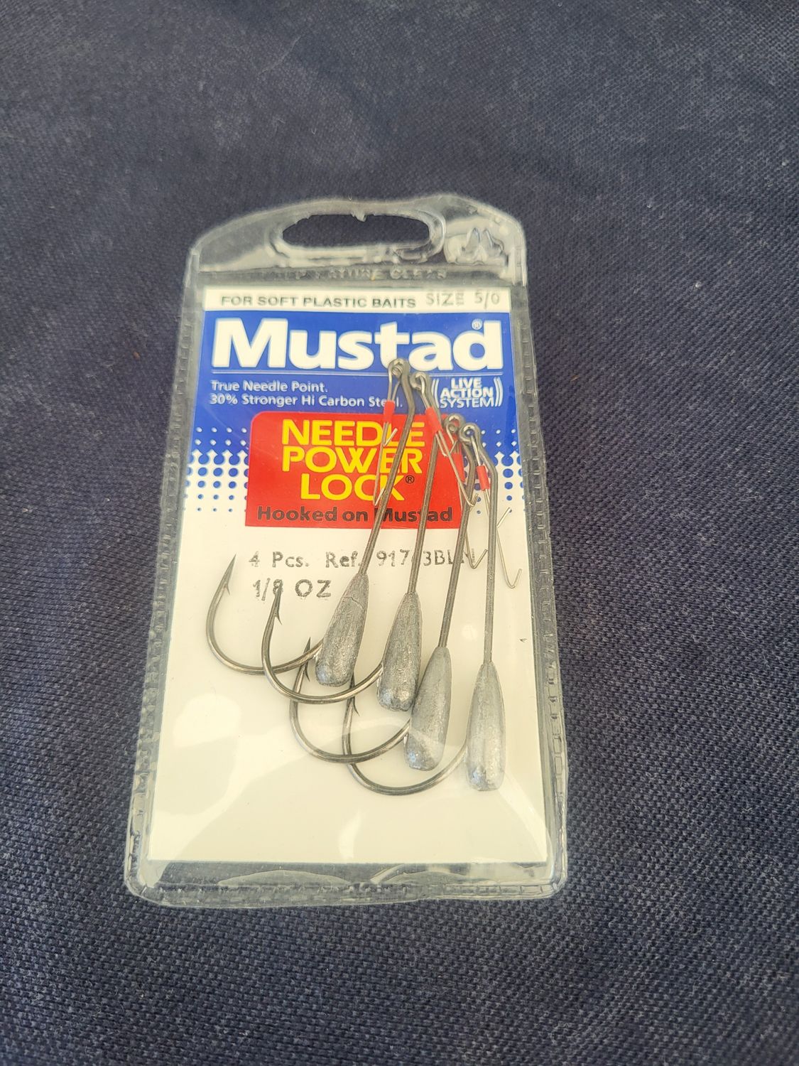 SACHET DE 4 HAMEÇONS MUSTAD SIZE 5/0
