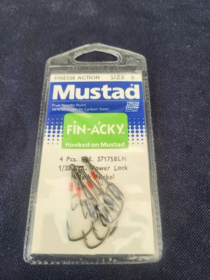 SACHET DE 4 HAMEÇONS MUSTAD SIZE 6