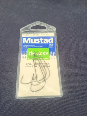 SACHET DE 5 HAMEÇONS MUSTAD SIZE 1/0