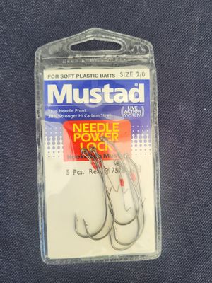 SACHET DE 5 HAMEÇONS MUSTAD SIZE 2/0