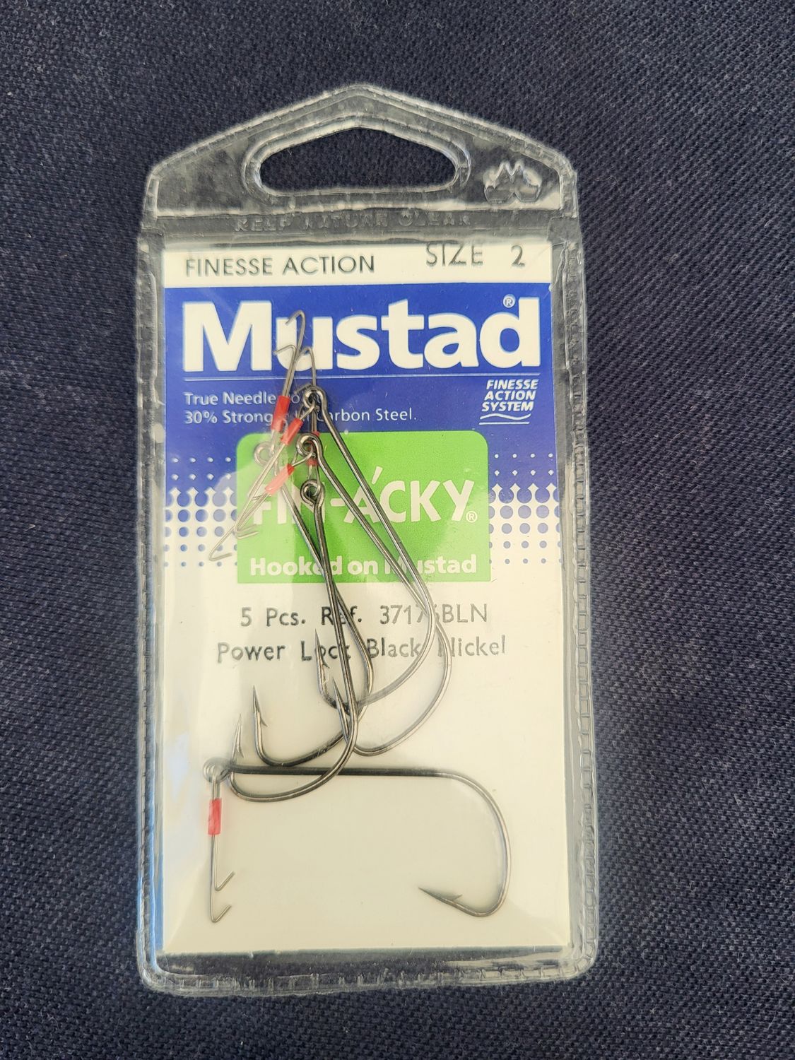 SACHET DE 5 HAMEÇONS MUSTAD SIZE 2